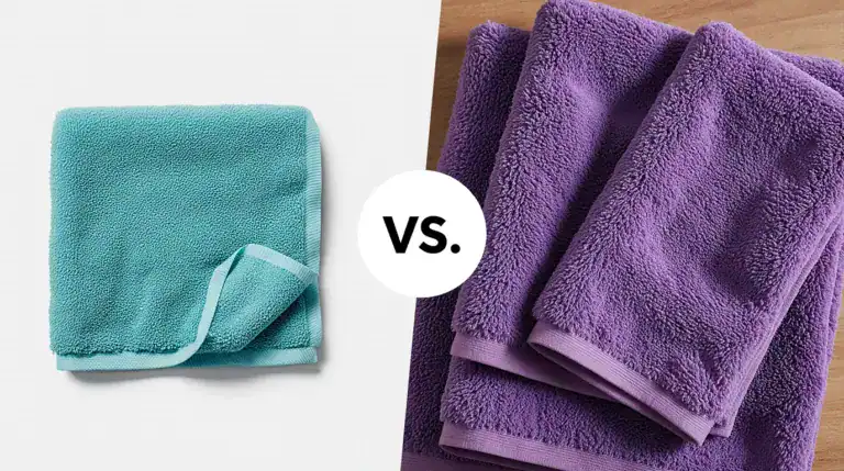 Washcloth vs. Hand Towel