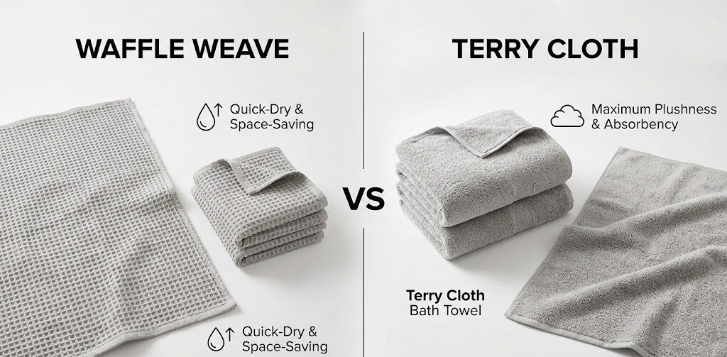 Waffle Weave vs Terry Towels