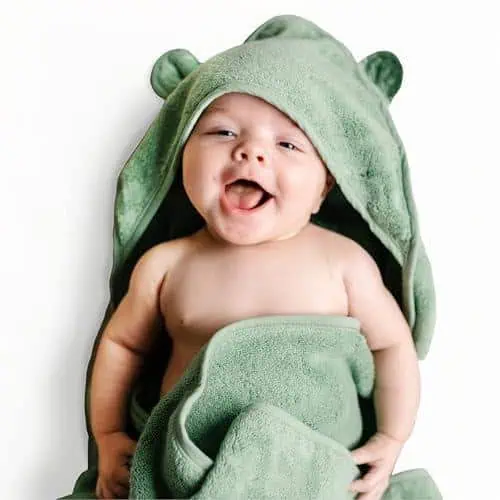 Natemia Hooded Baby Bath Towel - 100% Organic...