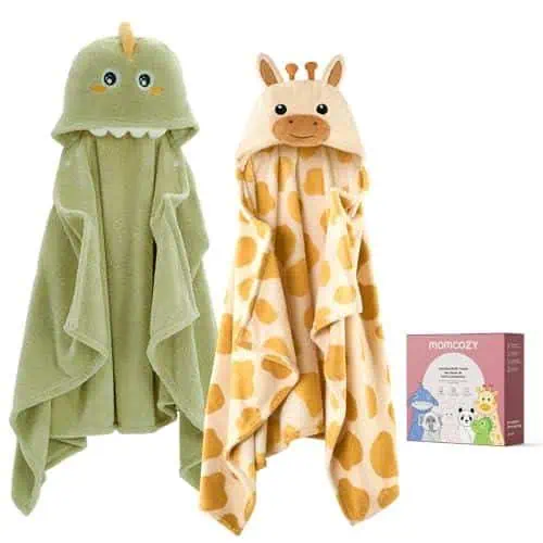 Momcozy Baby Bath Towels with Visualize Health...